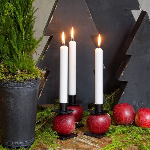 Ljushållare - Ljusstake - Spik för frukt - 6 x 7 cm - www.frokenfraken.se